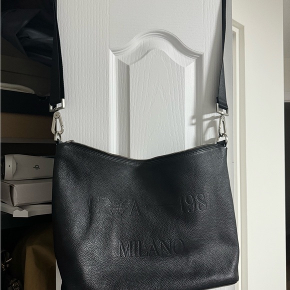 Emporio Armani leather Messenger Bag - Picture 5 of 6